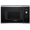 serie 6 bfl524ms0 forno a microonde da incasso solo microonde 20 l 800 w nero acciaio inossidabile