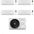 climatizzatore quadri split climate 4000i 9+9+12+12 con 5000m 105/4 e inverter r 32 wi-fi optional