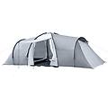 tenda da campeggio 5 posti. impermeabile. 590x245x193cm. grigio