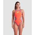 pezzo unico donna bright coral-purple