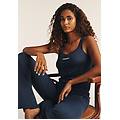 canotta sportiva con reggiseno integrato dark sapphire-purple donna small