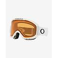 maschera o-frame 2. 0 pro m matte white con lente persimmon