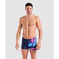 shorts da bagno uomo multi navy-navy