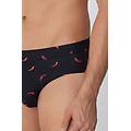 slip in cotone elasticizzato stampato uomo nero tamaño xl
