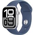 watch series 10 42mm cellular aluminium silver con sport band s/m denim eu
