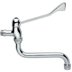 Idral Rubinetto Lavabo A Parete Con Bocca Orientabile