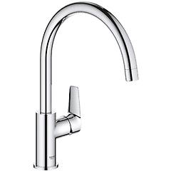 Grohe Bau Edge Rubinetto Lavabo Monoleva Con Piletta