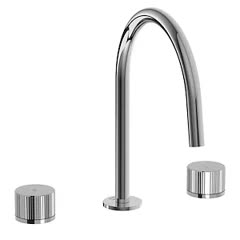 Paffoni Rubinetteria Batteria Lavabo 3 Fori Con Bocca Fissa