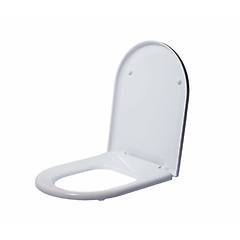ideal standard dolomite copriwater is clodia in termoindurente bianco con cerniere in acciaio inox