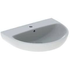 geberit lavabo a colonna e sospeso serie selnova pro in ceramica bianca 65x50 cm lxp