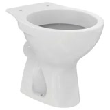 ideal standard vaso serie eurovit terra scarico parete in ceramica bianca