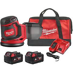Milwaukee M18 Bos125-502b Levigatrice Orbitale A Batteria