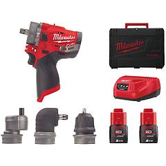 Milwaukee M12 Fpdxkit-202x Trapano A Batteria Con Percussione