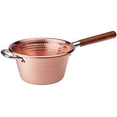 Agnelli Pentole Paiolo In Rame Con Manico In Legno Diam.