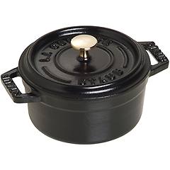 Staub Casseruola Tonda 10cm Ghisa Nero