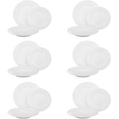 bormioli s1kng16 servizio tavola 18 pezzi toledo bianco