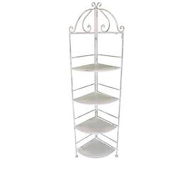 Milani Home Altri Brand Scaffale Angolare 50x175x35 Cm Bianco