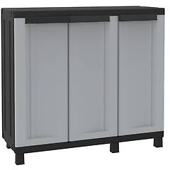 Terry Storage Armadio Basso Twist Black 102b In Polipropilene