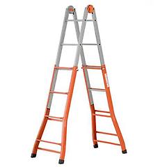 Gierre Scala Telescopica In Acciaio 2x4 Gradini P. Max