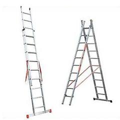 facal genia g250 2 2x7 gradini 3 88 mt scala telescopica in alluminio