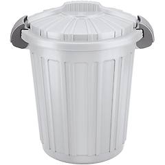 Tontarelli Bidone Spazzatura Con Maniglie Teo 46 L Grigio