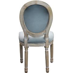 Milani Home - Oval Back Sedia Vintage In Velluto