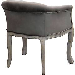 milani home poltrona vintage in velluto di design moderno vintage cm 61x61x71 h