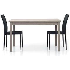 milani home nikolas tavolo da pranzo moderno allungabile in rovere