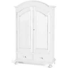 milani home christian armadio 2 ante in legno massellox200