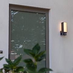 Lutec Applique Led Moderno Da Esterno Cuba Grigio Ip44