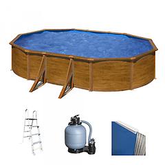 Gre Pacific Ovale 500x300x120cm Piscina Fuori Terra