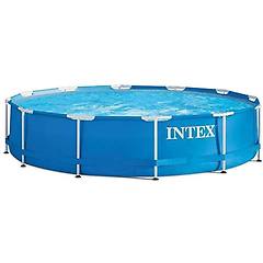 Intex Struttura In Metallo Piscina Tubolare Tondo 366