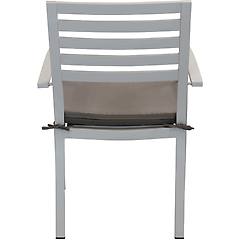 Milani Home - Dexter Poltrona Da Giardino In Alluminio Impilabile
