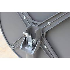Milani Home - Opera Tavolo Da Giardino In Metallo Diametro 60