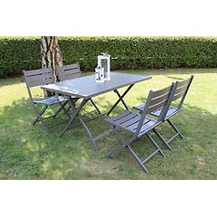 Milani Home - Abelus Tavolo Da Giardino Pieghevole Salvaspazio