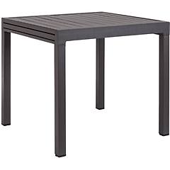 Milani Home - Jerri Tavolo Da Giardino In Alluminio 90 X 90/180