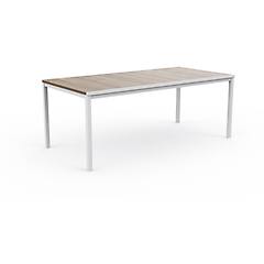 Keter Porto 200 Table 200x95x75h Ashwood Deco Coat Bianco