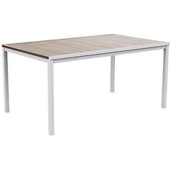Keter Porto 160 Table 200x95x75h Ashwood Deco Coat Bianco