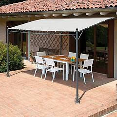 Home Leroy Merlin Pergola Addossata Garden In Ferro