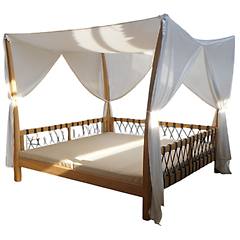 Milani Home - Levante Gazebo Letto In Teak Con Cuscini