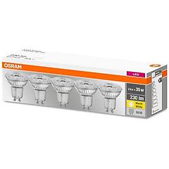 Osram Led Riflettore Gu10 2 6w 2. 700k 230lm 36° 5x