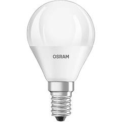 Osram Led Goccia E14 4 9w Base P40 840 Satinato 3x
