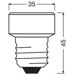 yeppon lampadina led star flat e27 3 5w 4. 000k anello intercambiabile