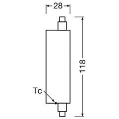 Osram Lampadina Led Lineare (r7s 3000 Lumen 20w Bianco