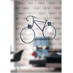 Onli Leroy Merlin Lampadario Pop Bike Blu Paralume Blu