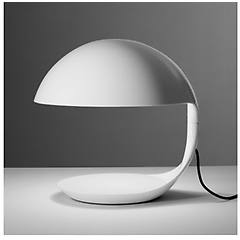 Martinelli Luce Cobra Da Tavolo Retr&ograve; Bianco