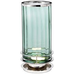 quintiesse lampada da tavolo arno verde nichel lucido