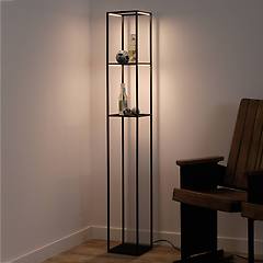 Paul Neuhaus Piantana Led Contura Nero Metallo 140 Cm