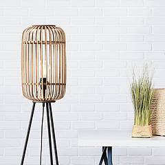 Brilliant Lampada Da Terra Woodrow In Acciaio H 130 Cm E27