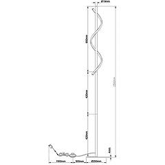 Brilliant Lampada Da Terra Led Eunice Led / Sta / 16w / 1700lm